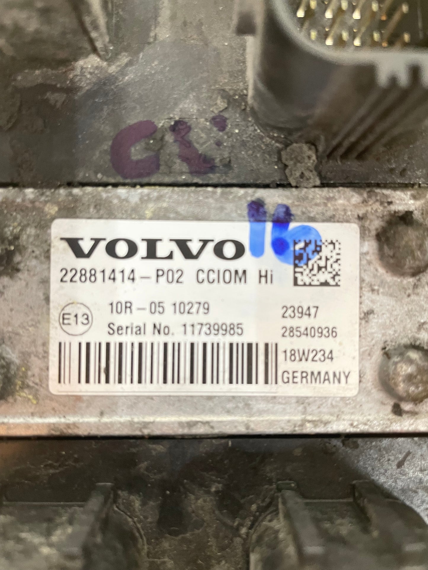 VOLVO ECU CCIOM 22881414