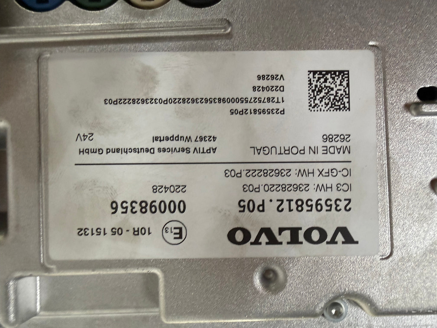 Volvo Dashboard 23595812