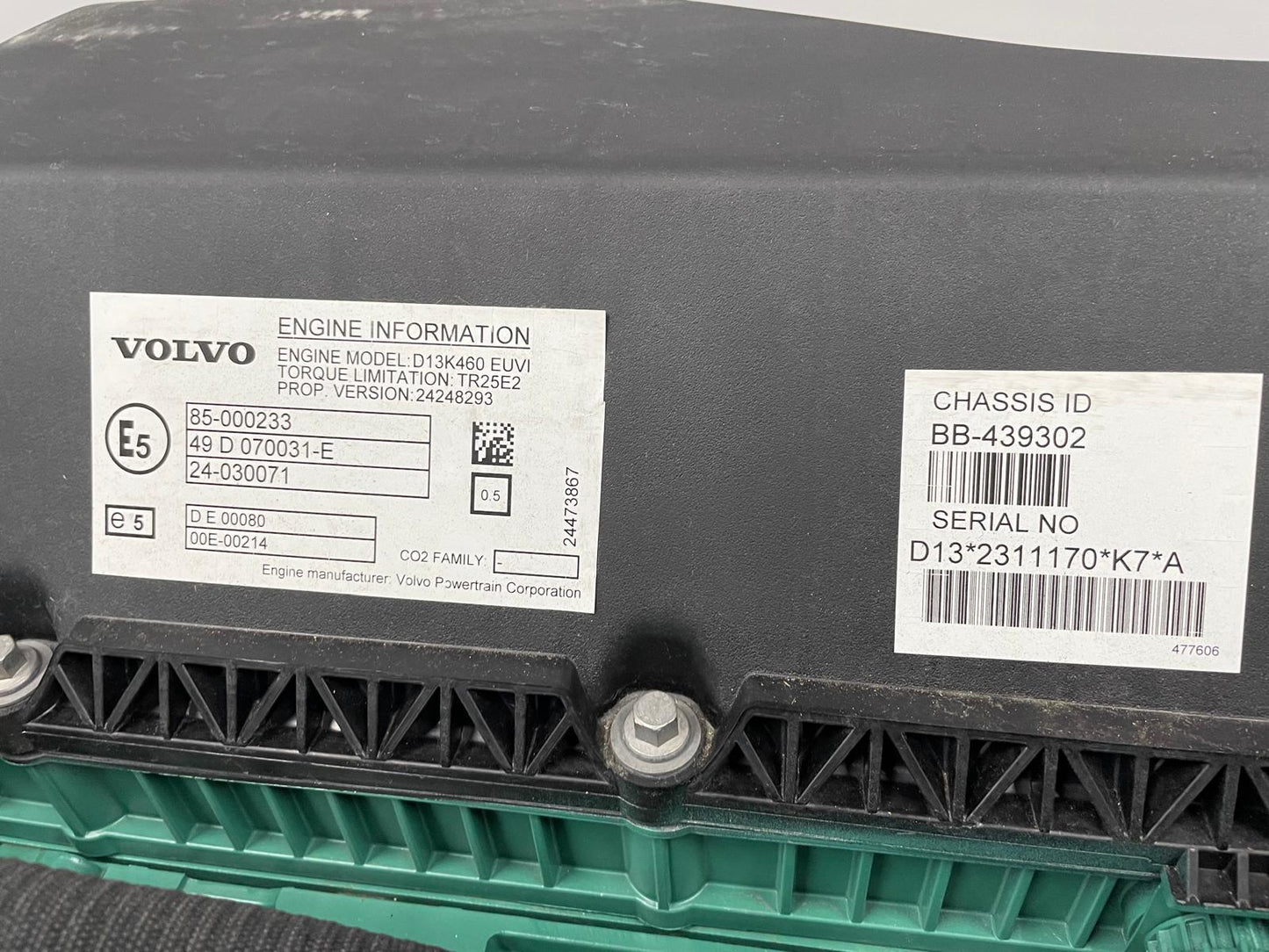 Volvo D13K 460 EURO 6 Complete Engine