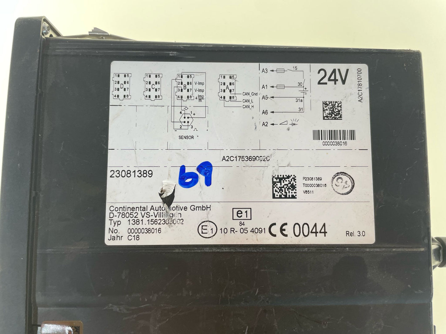 TACHOGRAPH 23081389