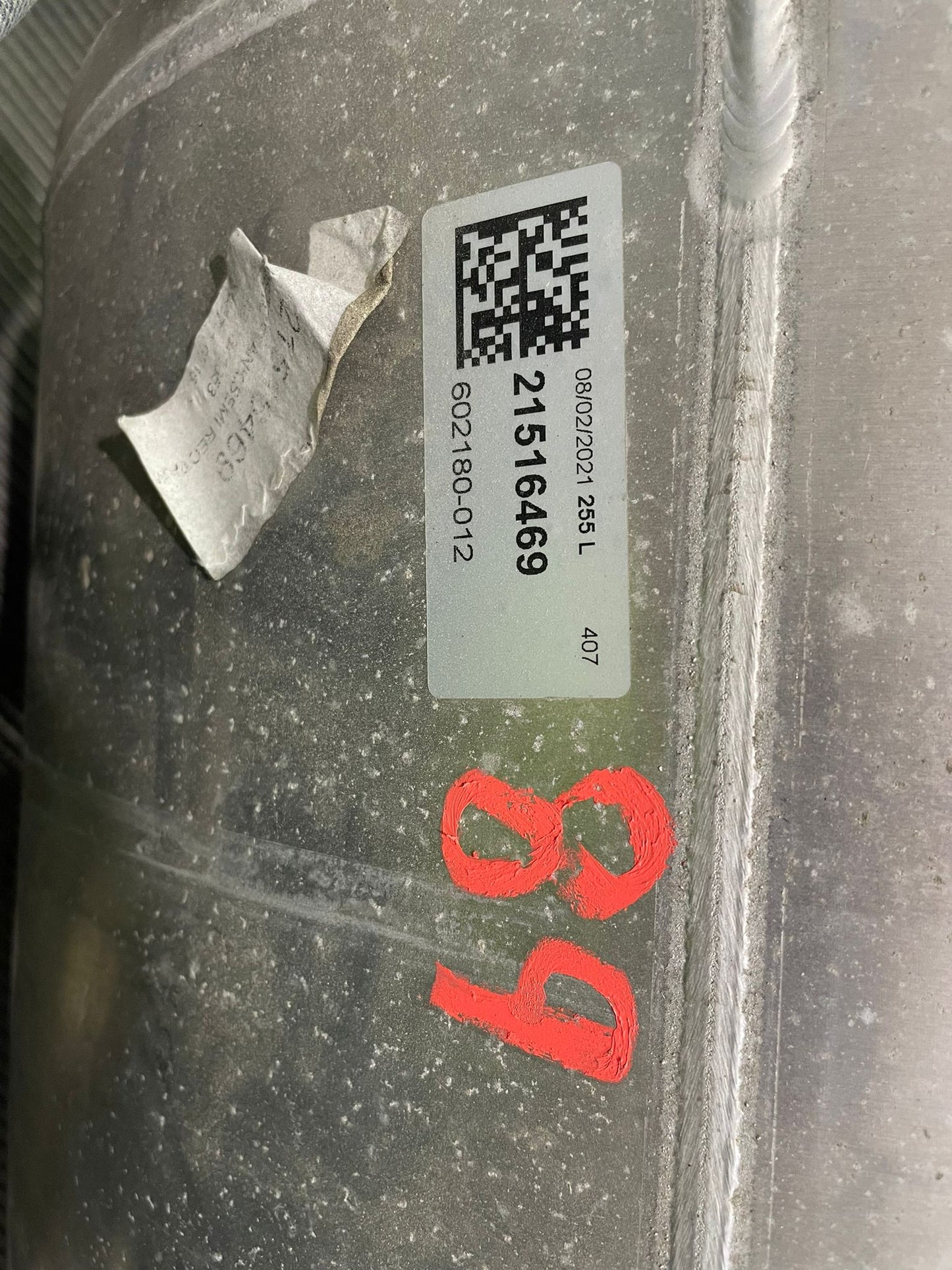 Volvo 255L Fuel Tank