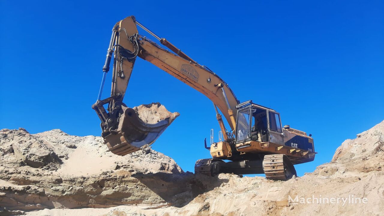 Caterpillar 350L tracked excavator