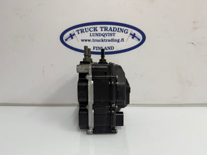 Volvo truck SCR AdBlue pump unit close-up