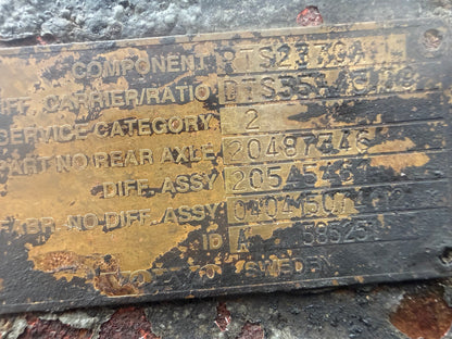 Volvo Rear Axle RTS2370A