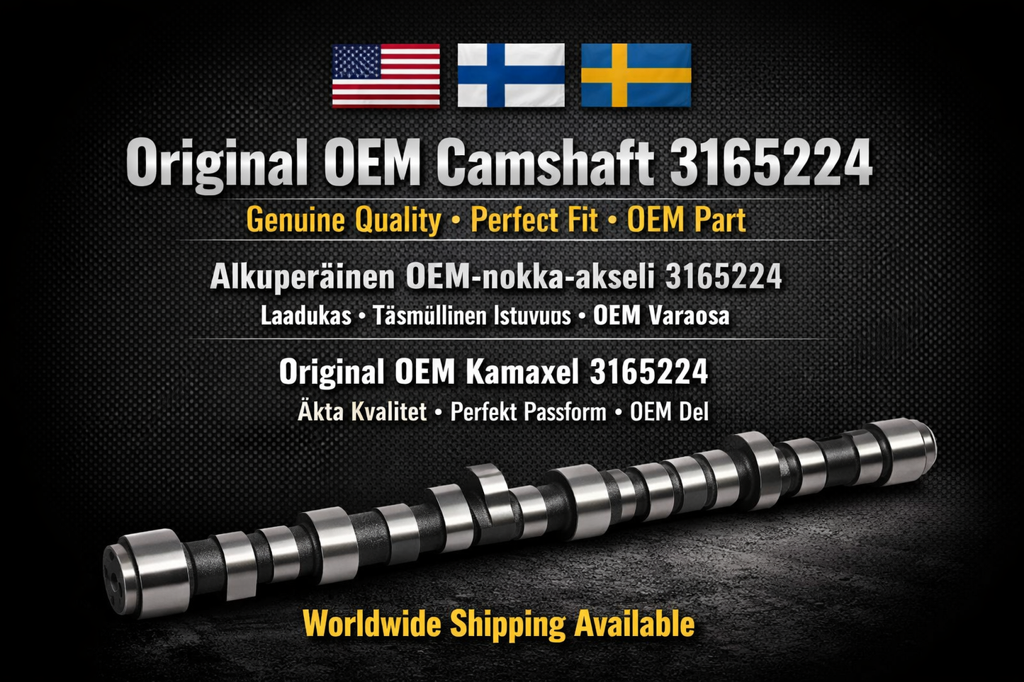 Original OEM camshaft 20950804 engine part