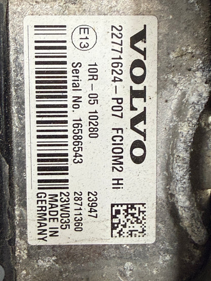 Close view of Volvo FCIOM 22771624 showing original OEM Label