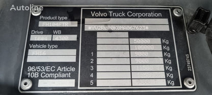 Volvo FH750 chassis truck