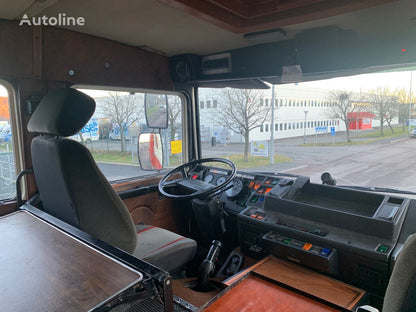 Volvo F10 6x6 with crane platform truck