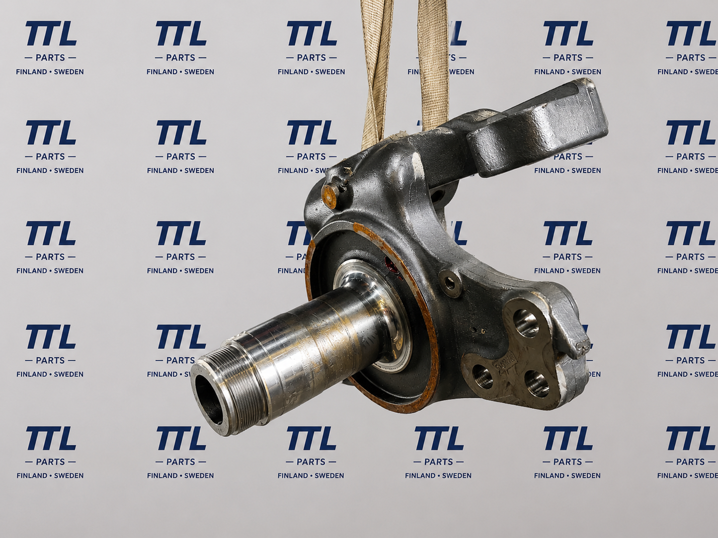 Volvo Right Steering Knuckle 23632575 dismantled from a new axle shown in the last picture