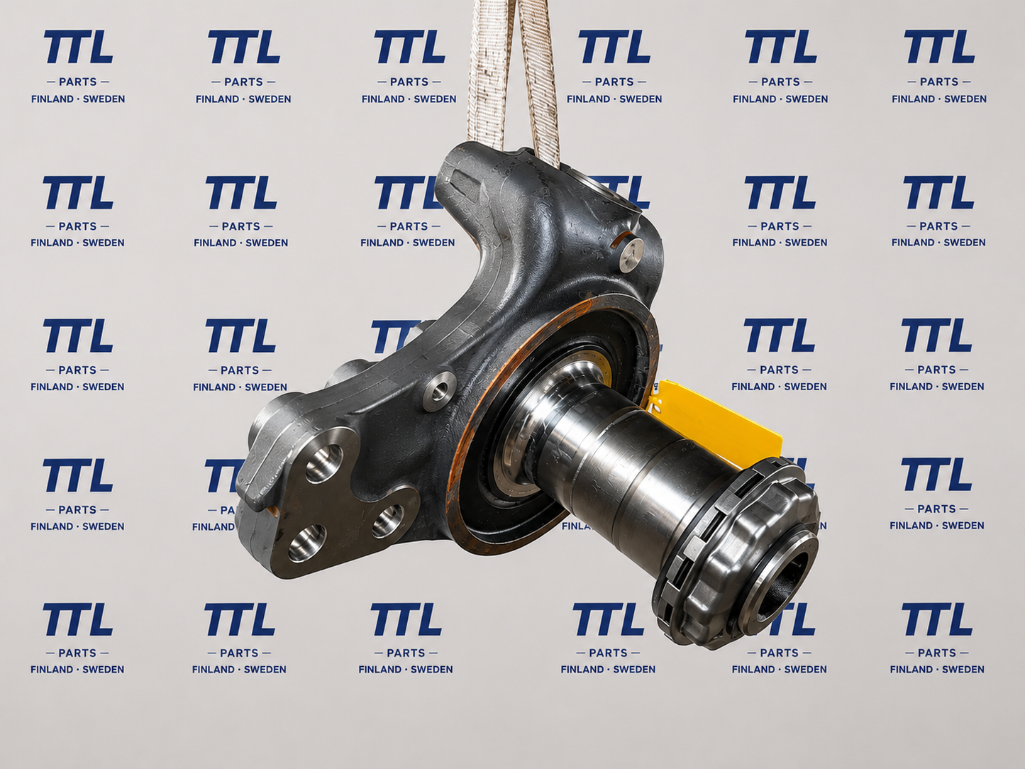 Volvo Right Steering Knuckle 23632576 dismantled from a new axle shown in the last picture