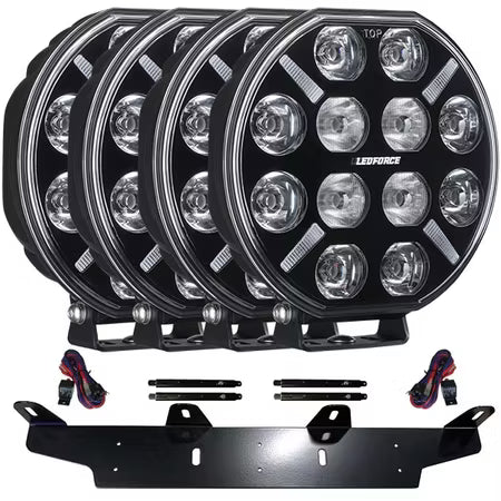 4-pack X-LED+ V2 160W paket